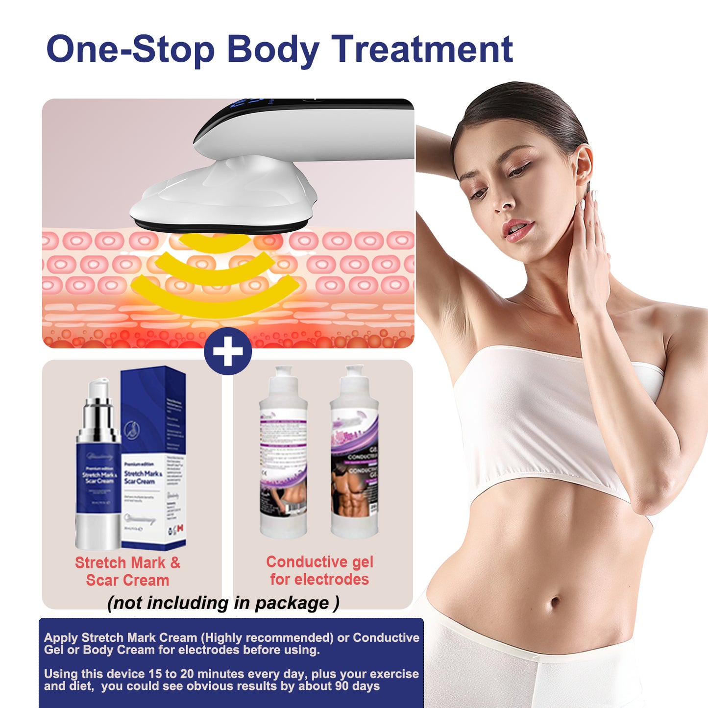 New version Cellulite Remover Massager Body Sculpting Machine for Arm, Belly, Leg